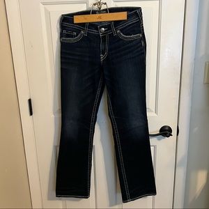 Silver bootcut jeans